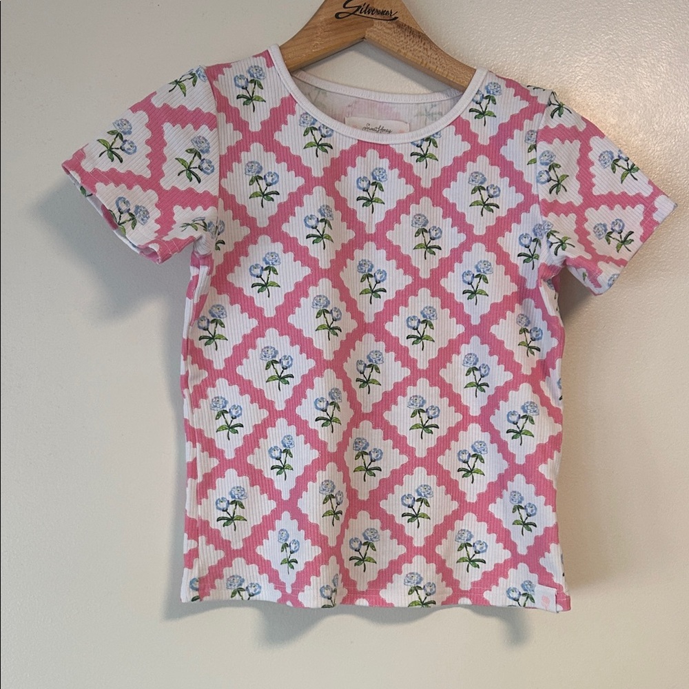 Sweet honey kids Pink Floral Kids Shirt size 6